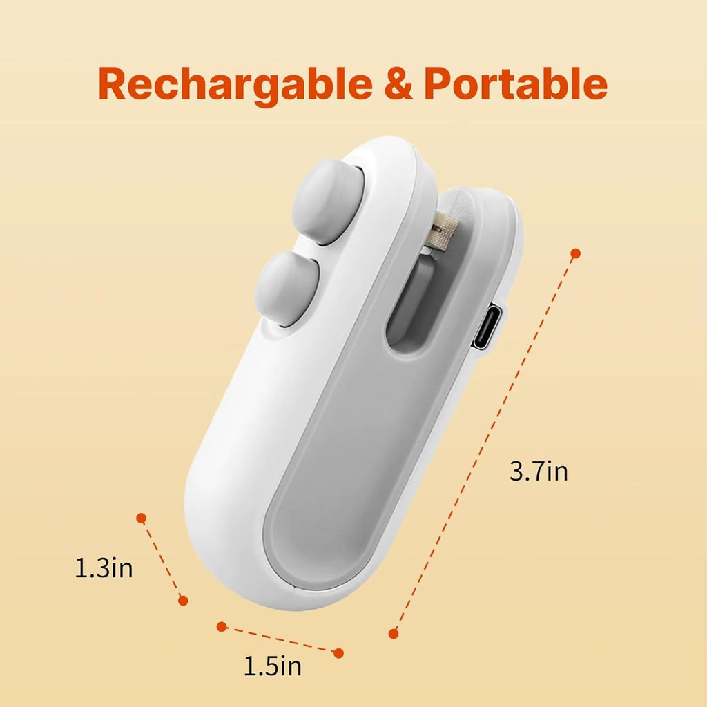Mini machine à sceller à clip rechargeable par USB