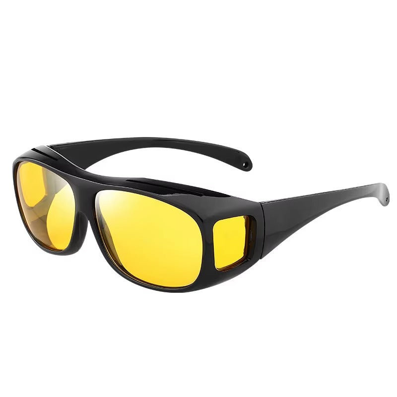 Lunettes de Conduite de Nuit à Verres Jaunes Antireflets