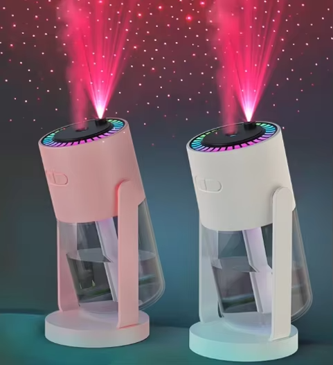 Humidificateur d’Air avec Projection LED 7 Couleurs